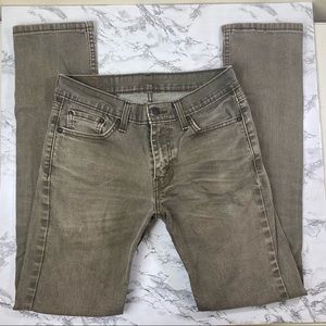 Levi’s 511 Men’s Green Wash Jeans 30x34